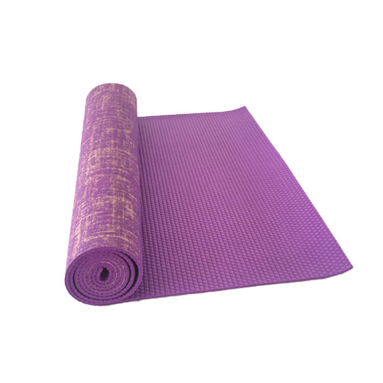 Hemp + PVC Yoga Mat