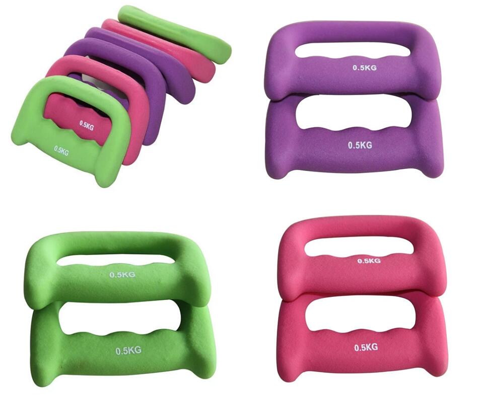 Wholesale neoprene D-Shaped Dumbbells mini dumbbells for women and children