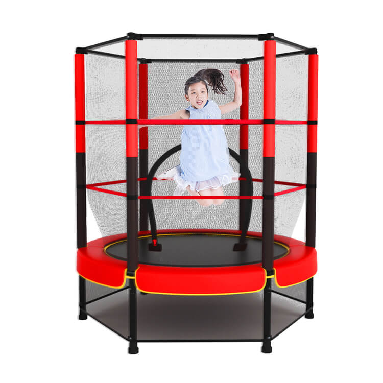 55 Zoll rundes Trampolin mit Gehäusenetz
