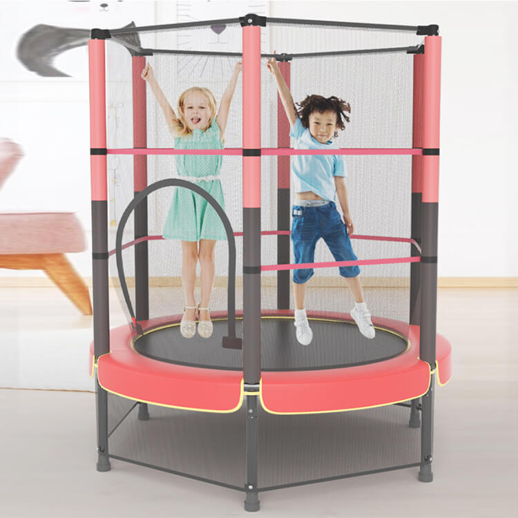 55 Zoll rundes Trampolin mit Gehäusenetz