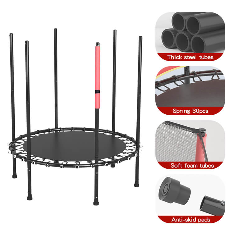 55 Zoll rundes Trampolin mit Gehäusenetz