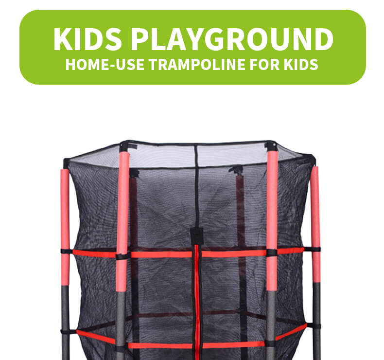 55 Zoll rundes Trampolin mit Gehäusenetz