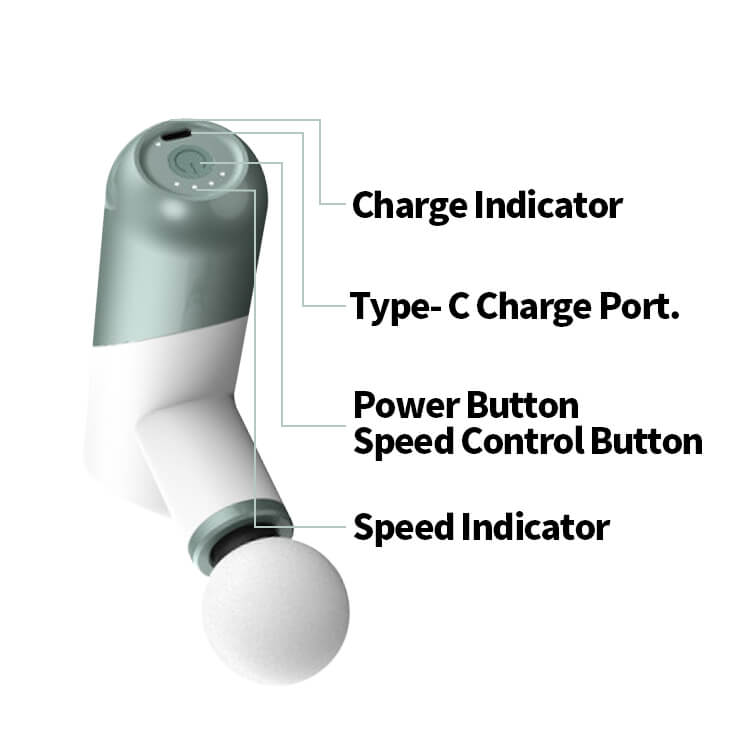 Two-Color Mini Massage Gun