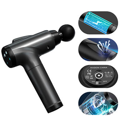 LED Touch Screen Massage Gun