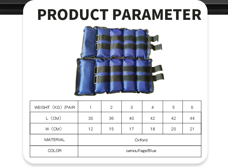 Adjustable Oxford cloth Weights