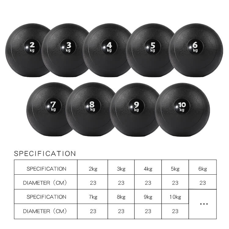 PVC Stone No Bounce Slam Ball Wall Medicine Ball