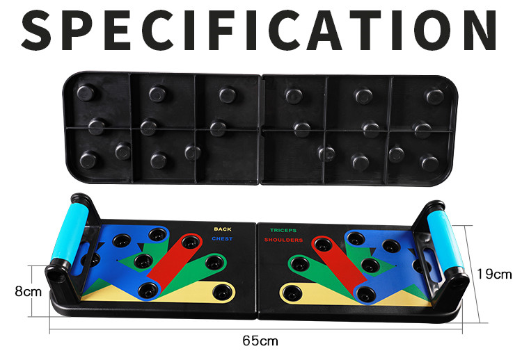 12-Function Pushup Board