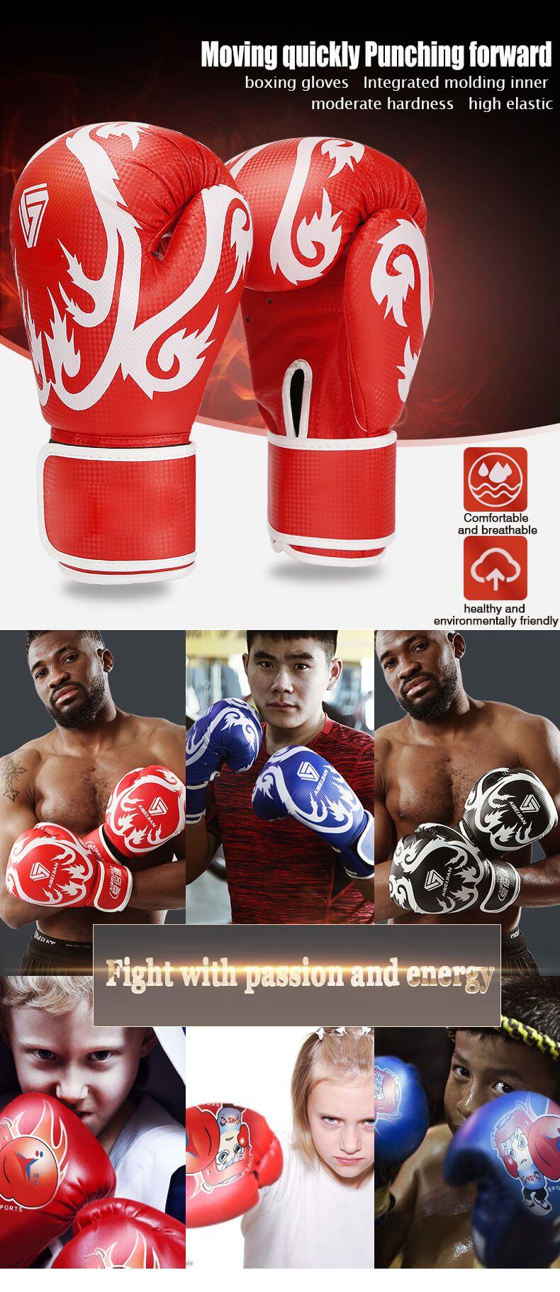 Pro Boxing Training Gloves