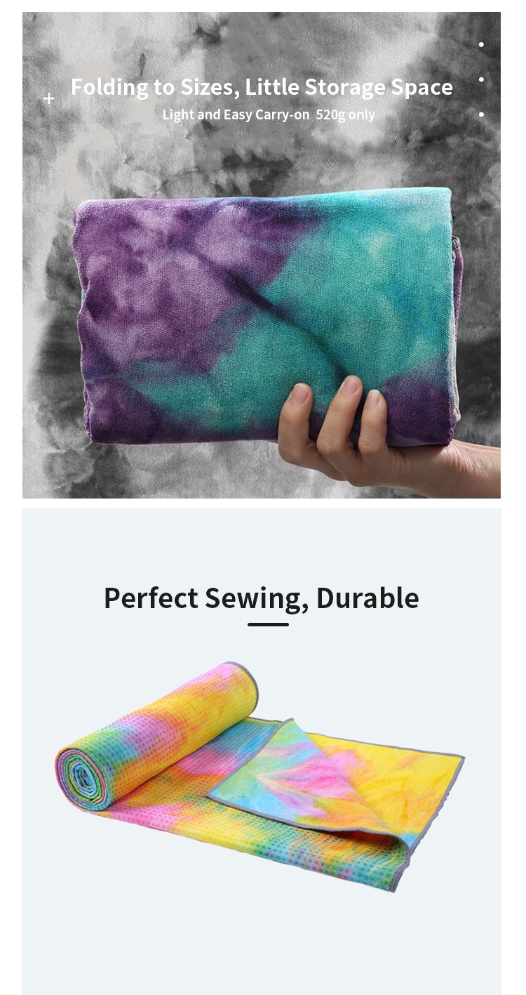 Tie-dye Yoga Towel