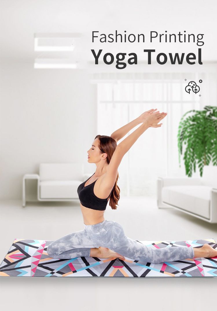 Printed Yoga Towel