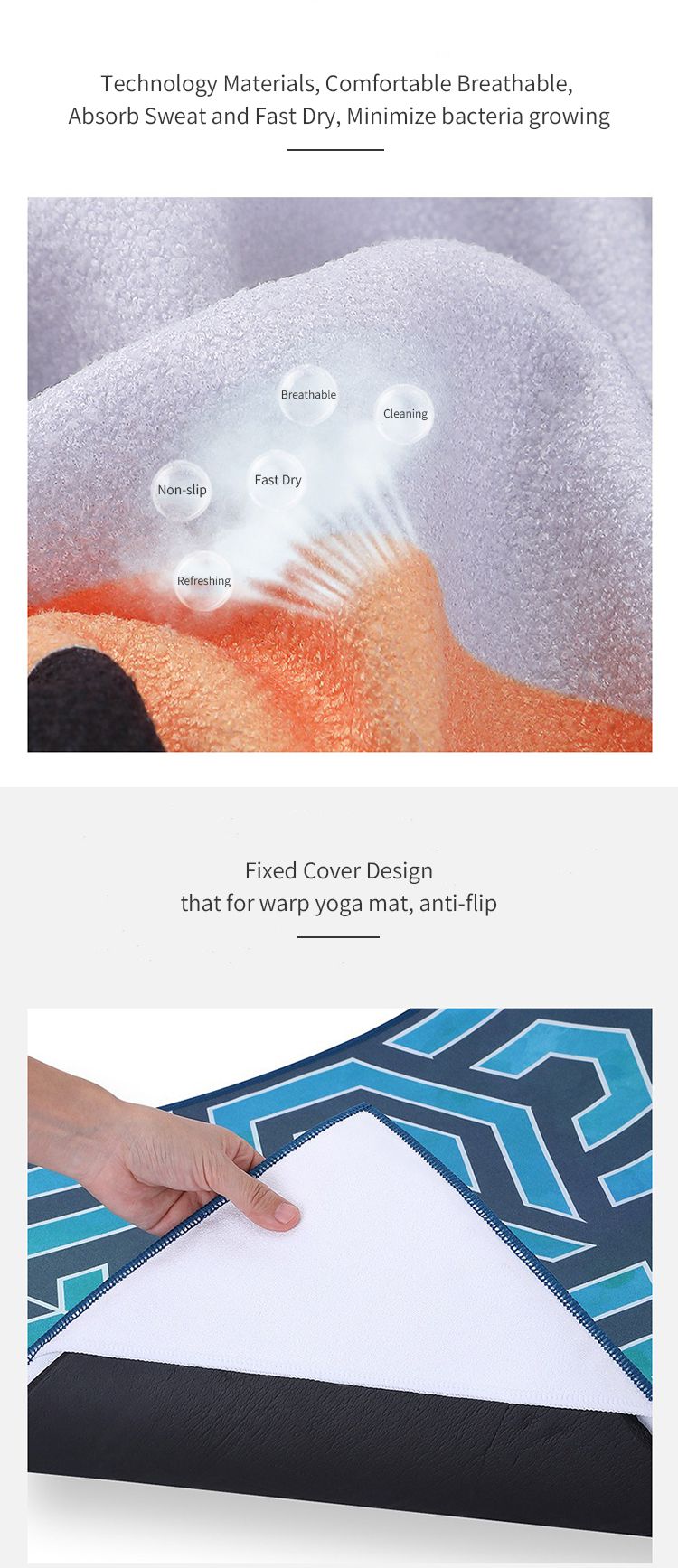 Printed Yoga Towel