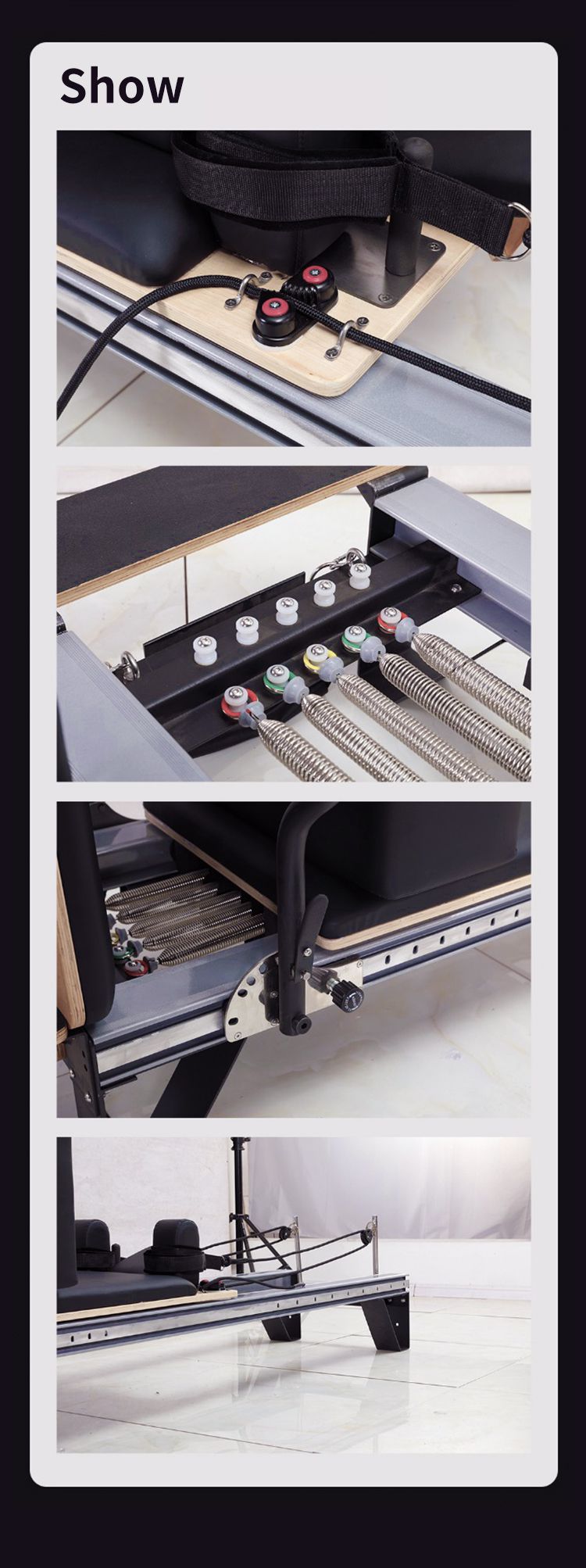 Aluminiumlegierung Pilates -Kernbett