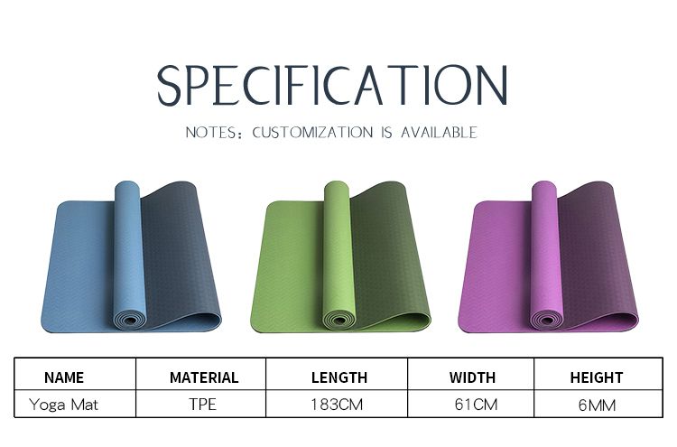 Double Layer TPE Yoga Mat