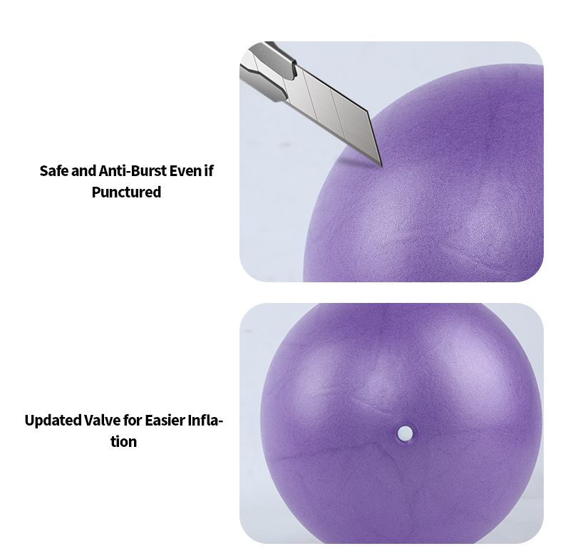 Fordable Pilates Exercise Ball