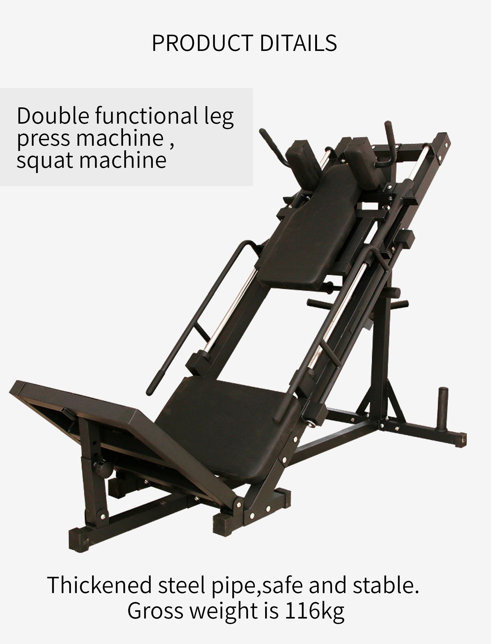 Double Functional Leg Press Machine