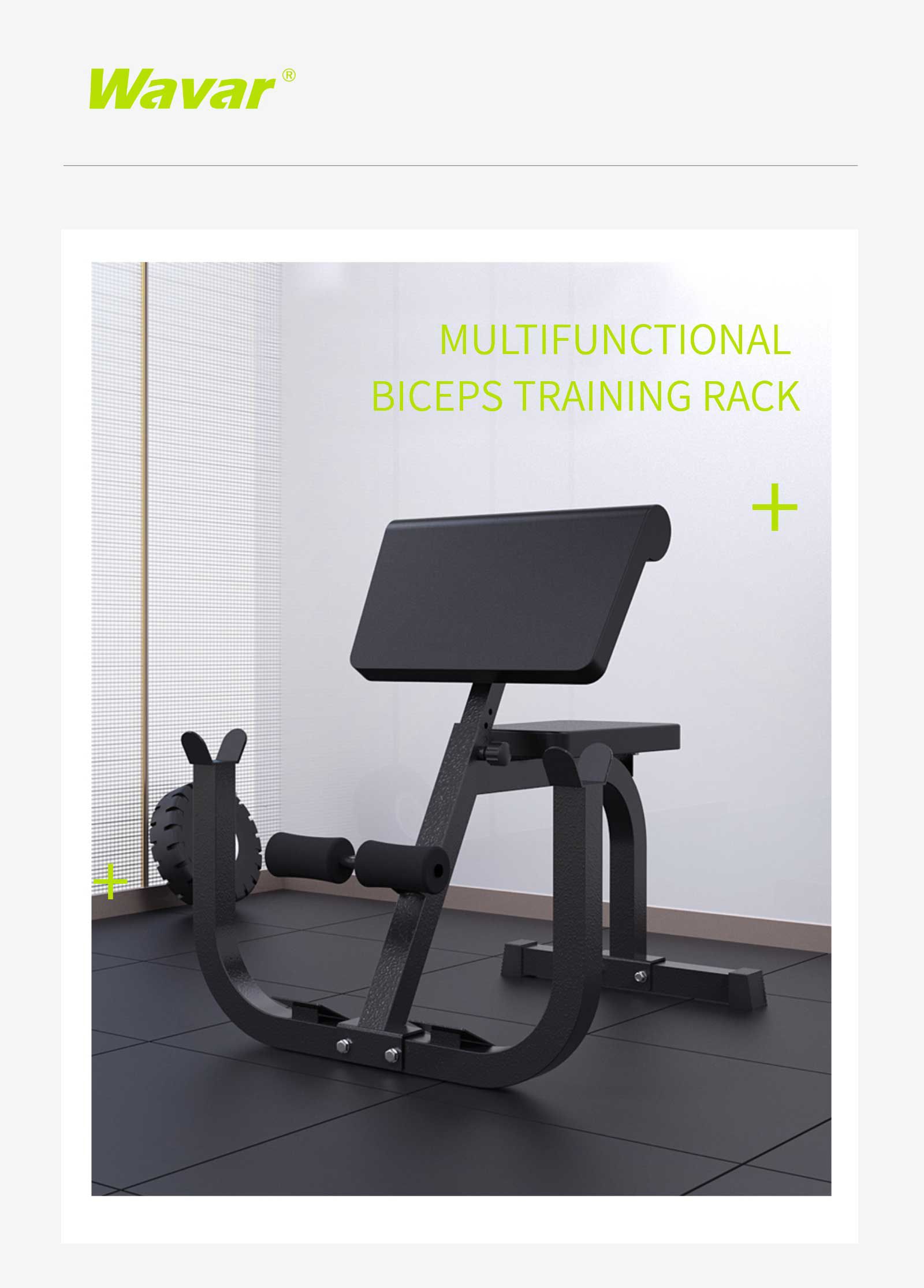 Multifunctional Biceps Training Rack