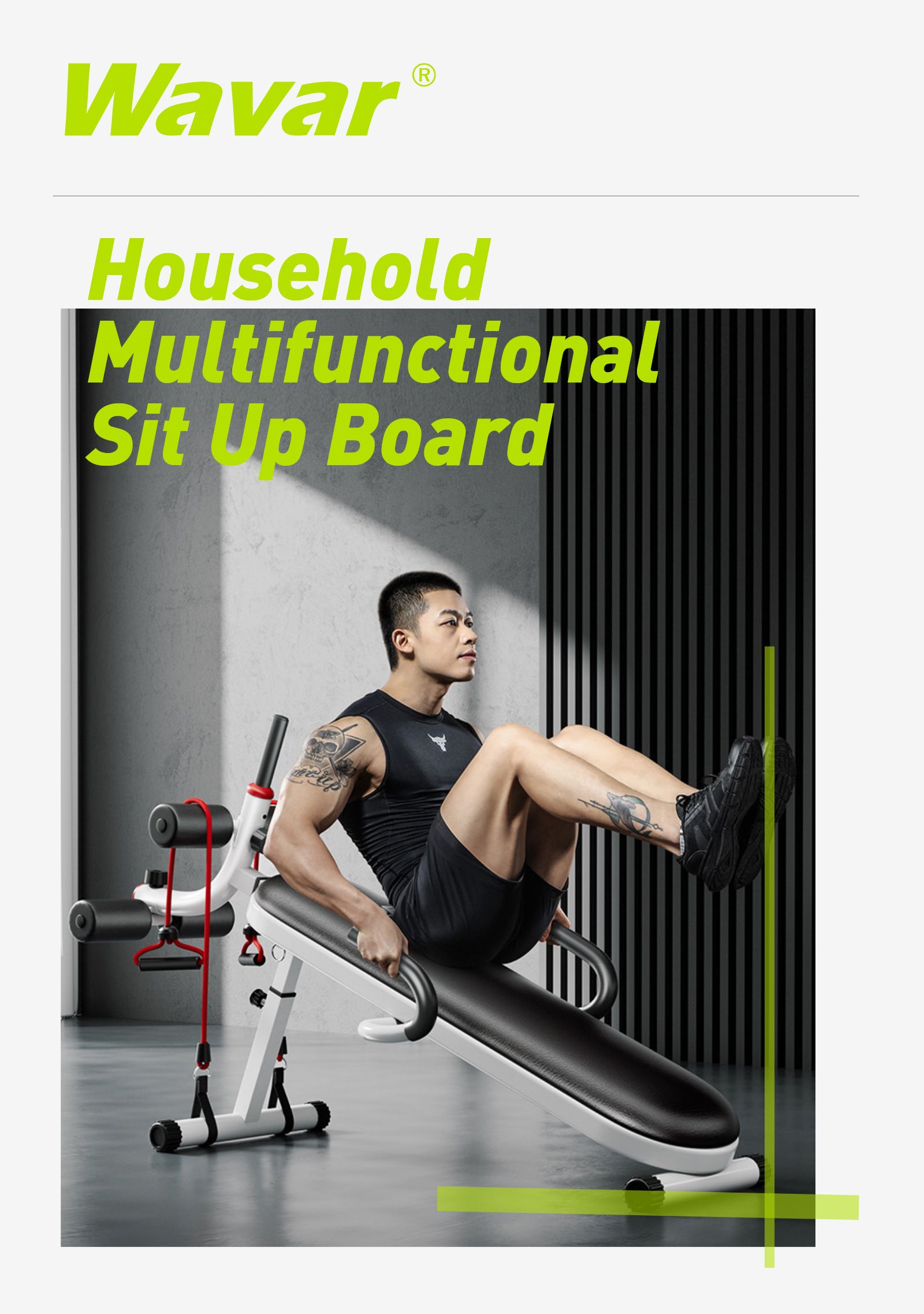 household multifunctional sit up board