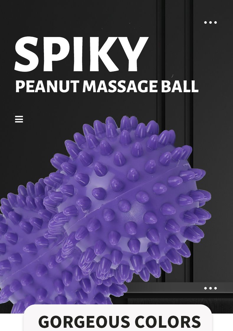 Peanut Spiky Shape PVC Massage Ball