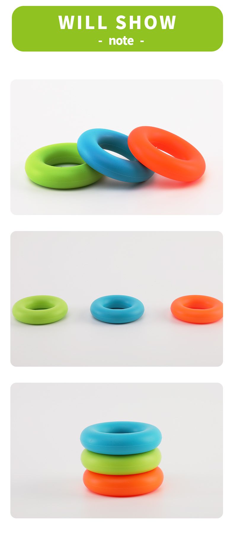 Easy Carry Silicon Gummi -Grip -Ring -Kraft -Trainer
