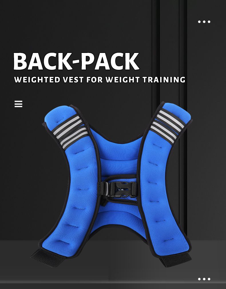 Exercise Weighted Vest with Reflective Stripe