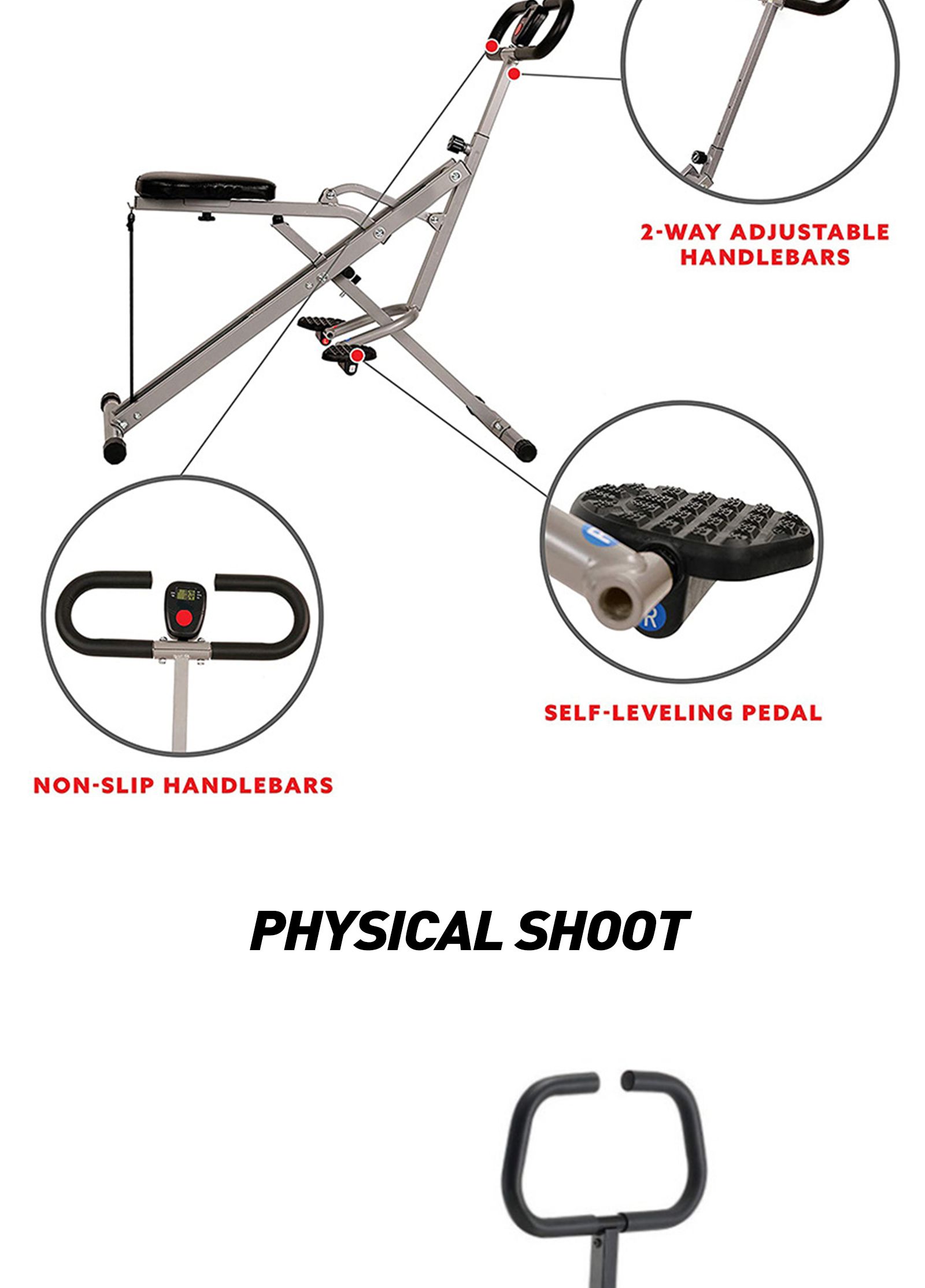 Squat Rower Ride Machine