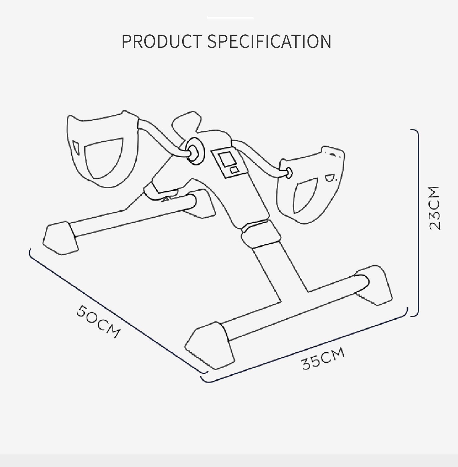 Foldable Mini Aerobic Stepper