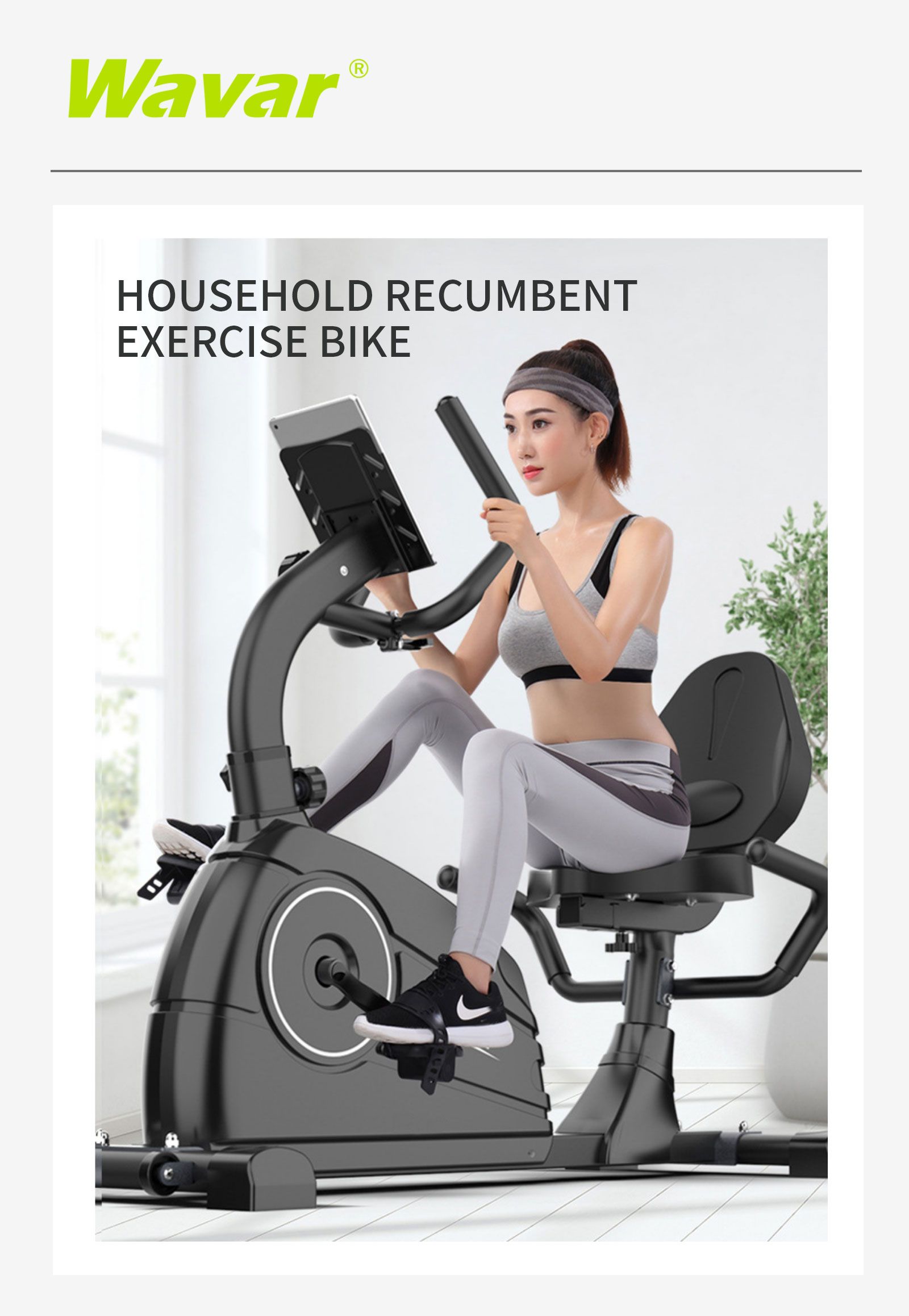 Home Recumbent Exercise Bike
