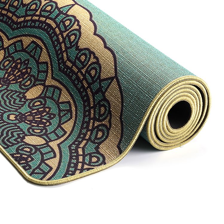 Non-slip Jute Natural Rubber Eco Yoga Mat