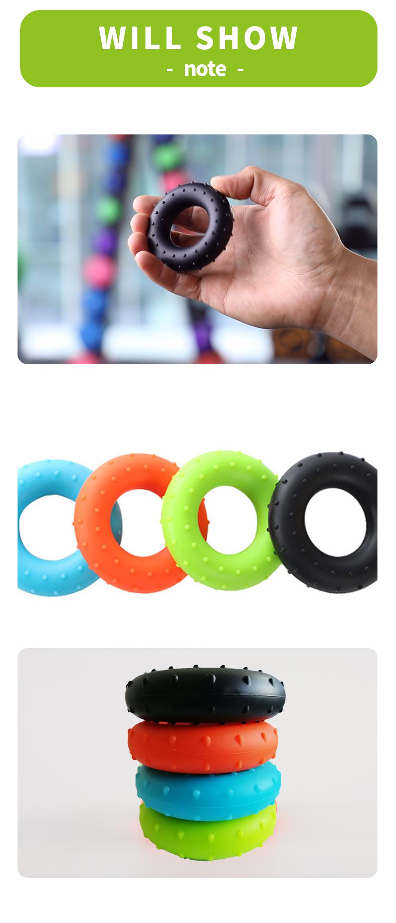 Rubber Tennikoit Hand Grip Trainer Ring