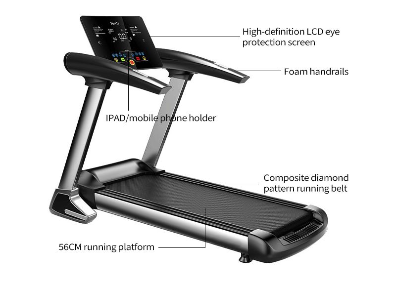 Indoor Folding Bluetooth Motorized Treadmill