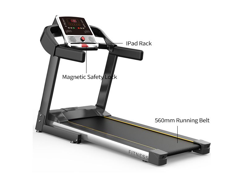 Indoor Silent Foldable Electric Treadmill