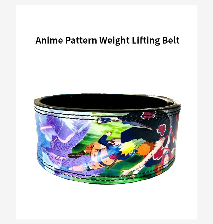 New Arrival Anime Printing Weight Lifting Belt