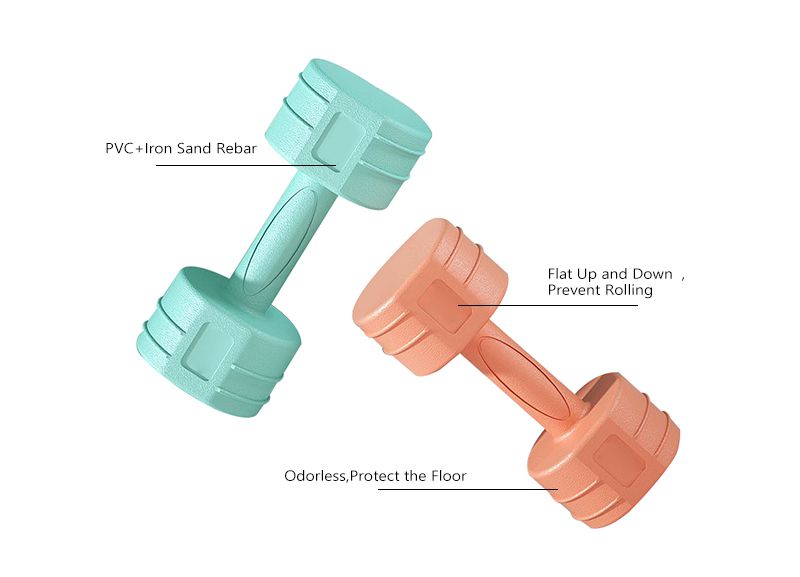 Eco Friendly PVC Dumbbell Set