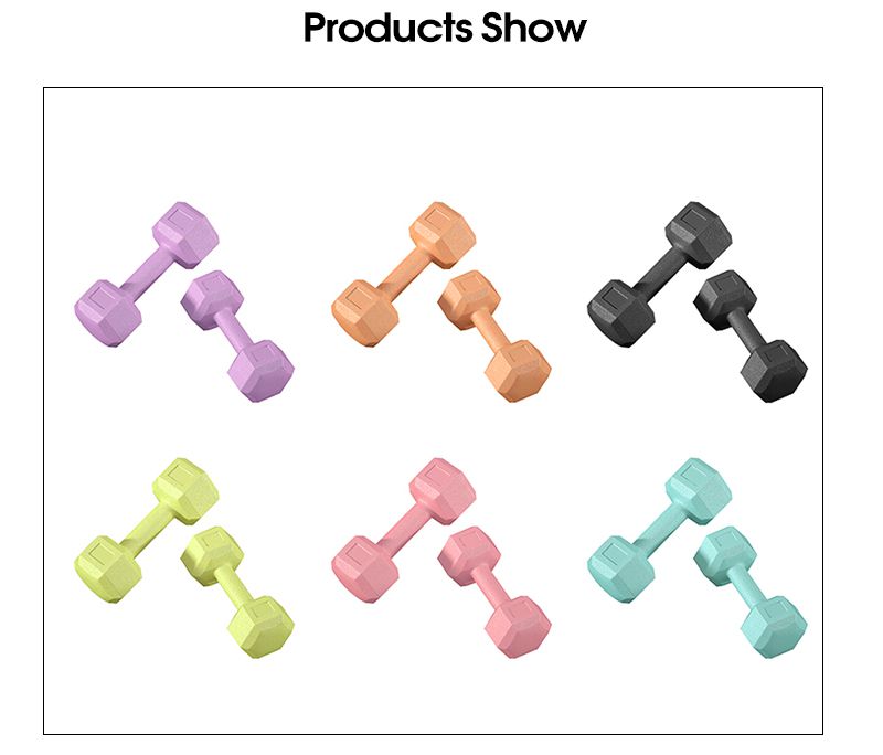 Eco Friendly PVC Dumbbell Set