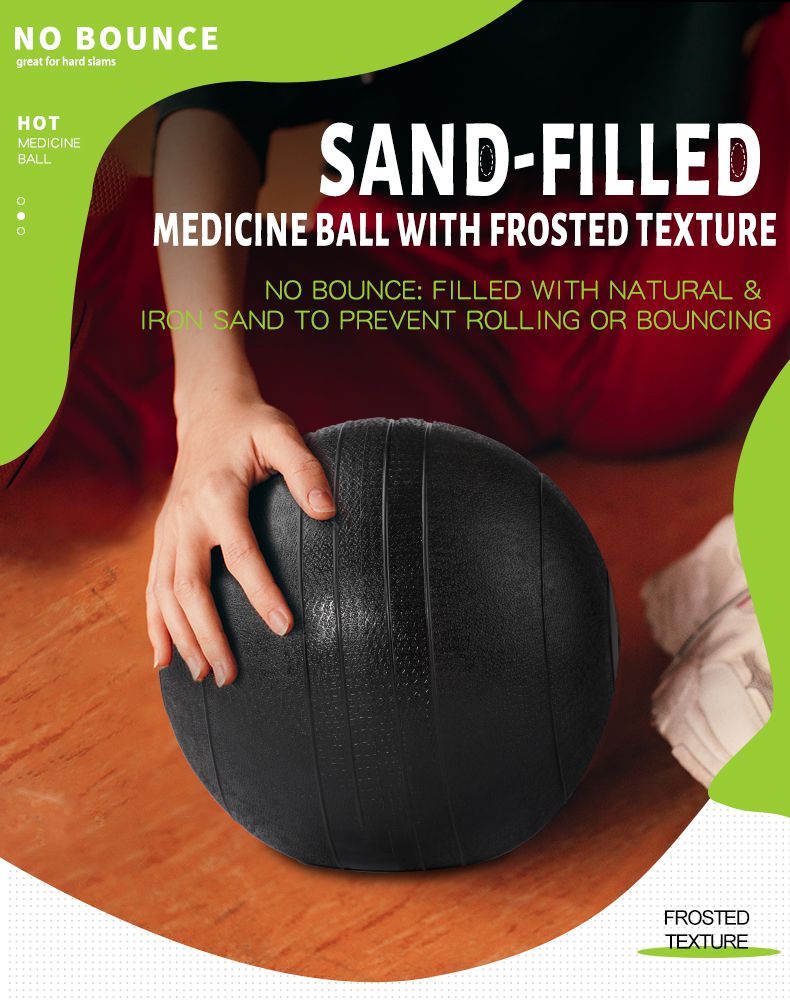 PVC Stone No Bounce Slam Ball Wall Medicine Ball