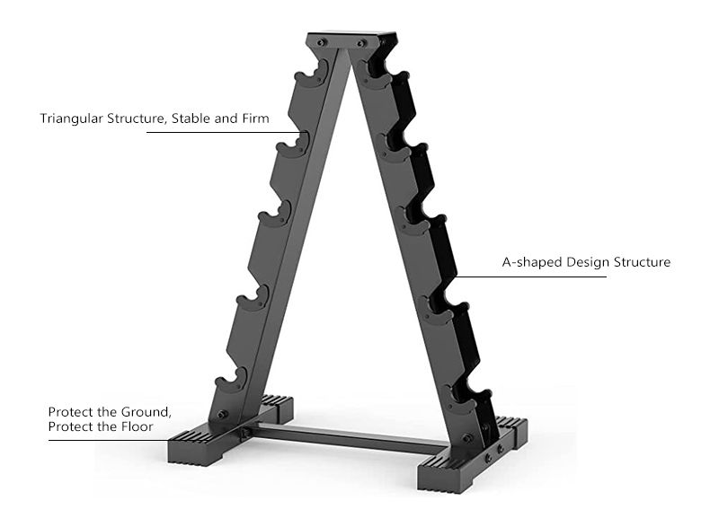 A Shape Dumbbell Rack