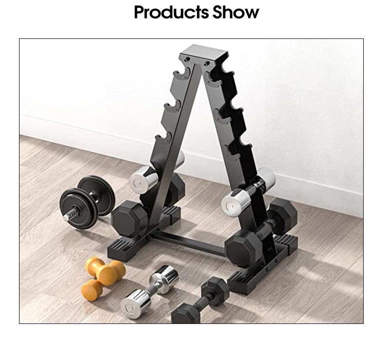 A Shape Dumbbell Rack