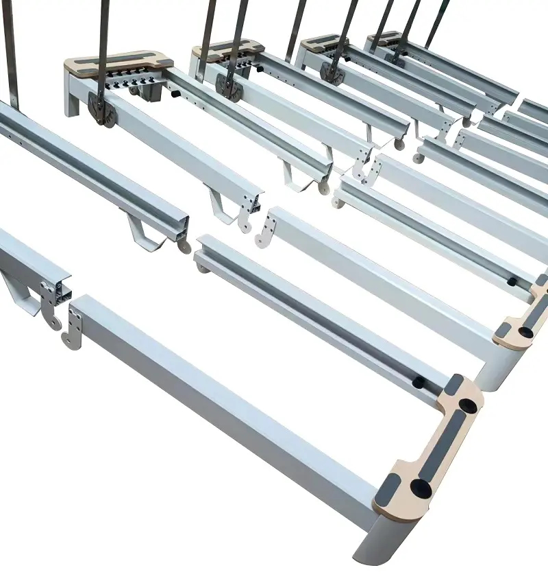 Foldable Aluminum Pilates Reformer Body Building High Quality Commercial Use