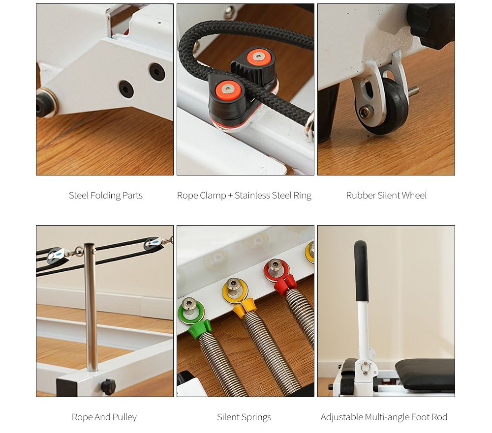 Stahl tragbarer Pilates -Reformer Stahl tragbarer Pilates -Reformer