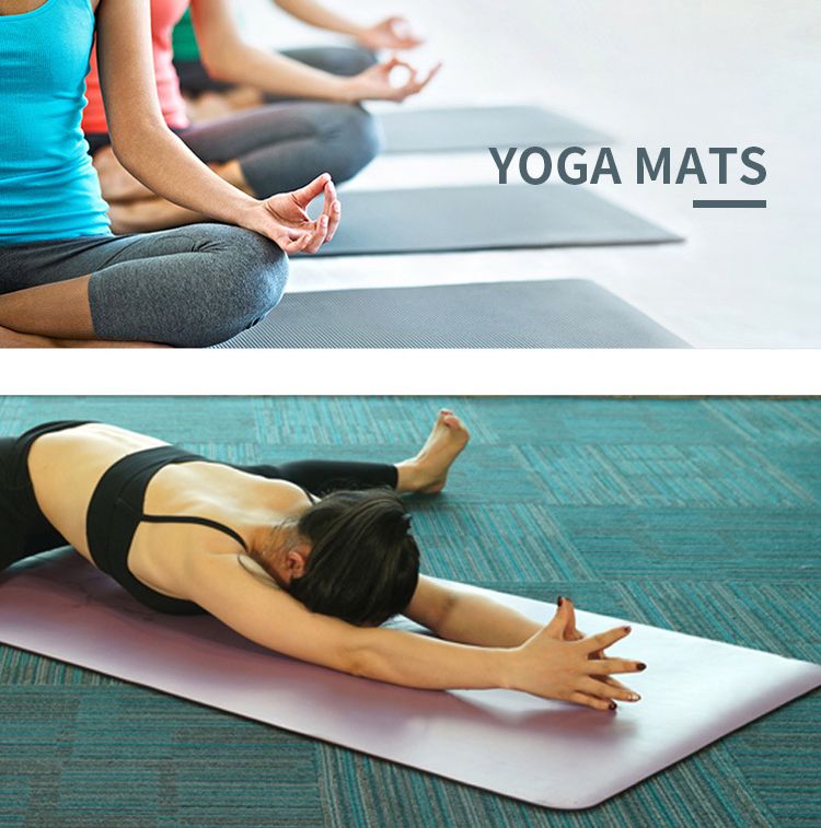 High-Density PU Rubber Yoga Mat with Superior Grip for Hot Yoga