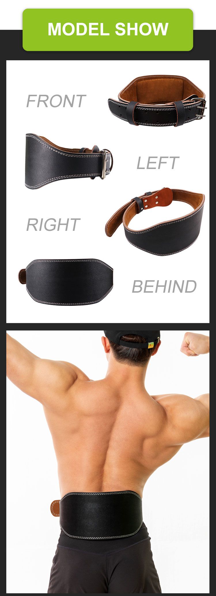 High Quality Buckle Powerlifting Gym Belt