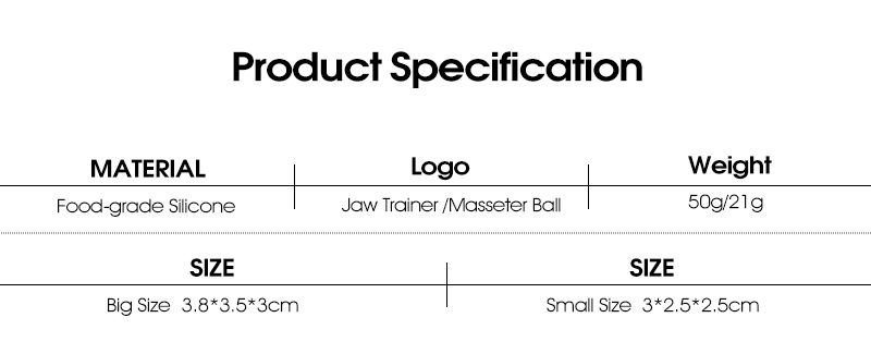 Kiefertrainer der sechsten Generation Kiefertrainer der sechsten Generation