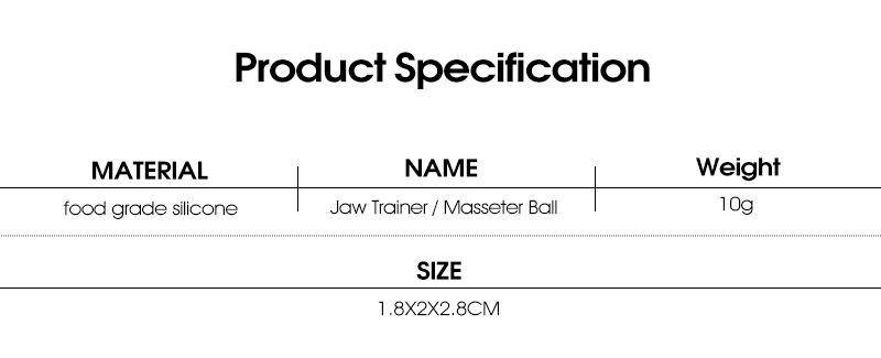 Masseter -Muskeltrainer 7. Generation