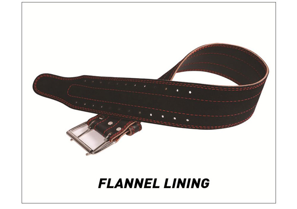 Fitness Lever Weight Lifting Leather Belt