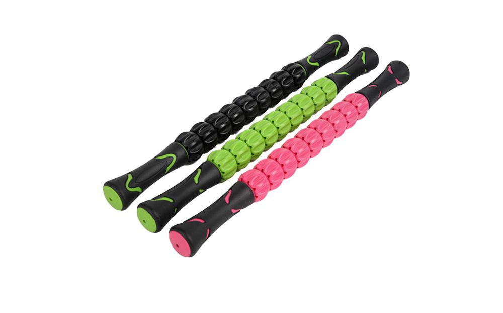 Massage Stick with 9 Muscle Rollers