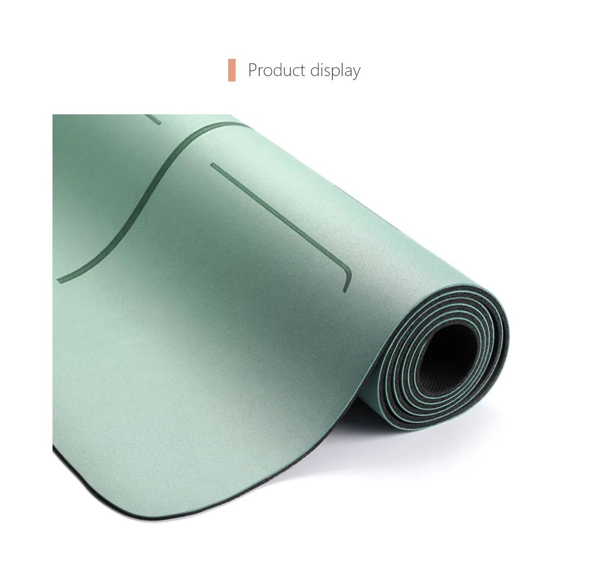 Frosted PU -Gummi -Yogamatte Frosted PU -Gummi -Yogamatte