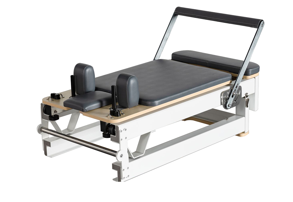 Faltbares Aluminium weiße Reformer hochwertiger Raumsparung Pilates Reformer Faltbares Aluminium weiße Reformer hochwertiger Raumsparung Pilates Reformer