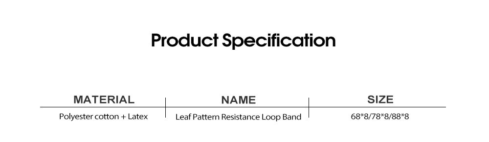 Leaf Pattern Resistance Loop Band