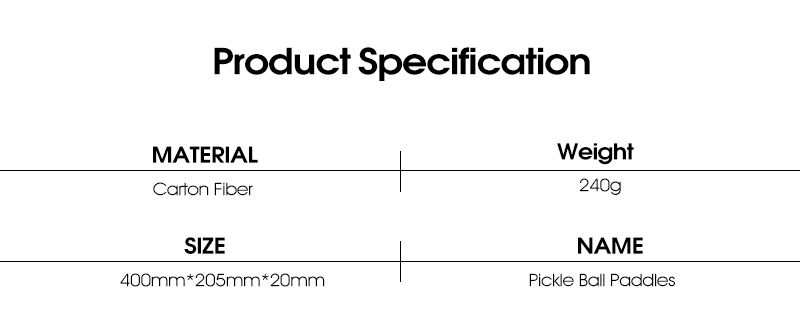 Carbon Fiber One-piece Racket