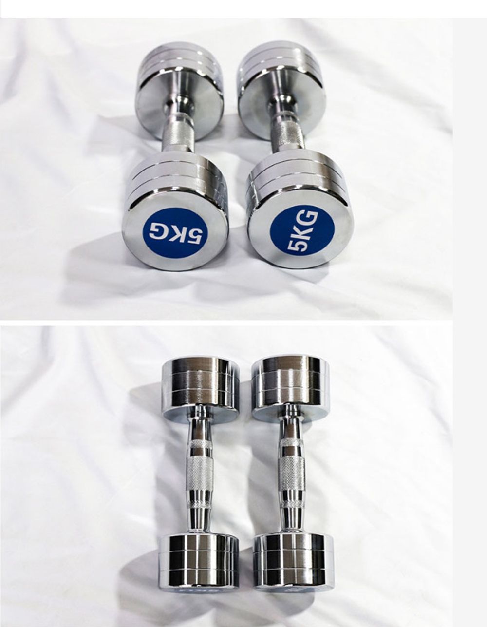 Großhandel hochgradig verchromte Edelstahl -Hanteln Großhandel hochgradig verchromte Edelstahl -Hanteln